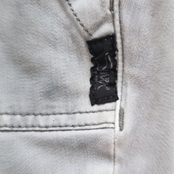 Silver Jeans utility cargo pants slim crop light grey men's size W30/L25 - Picture 9 of 16